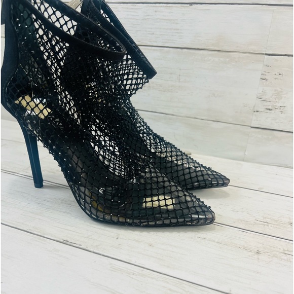 Charles By Charles David Afterhours Rhinestone Mesh Bootie Size 7M High … - Picture 6 of 11
